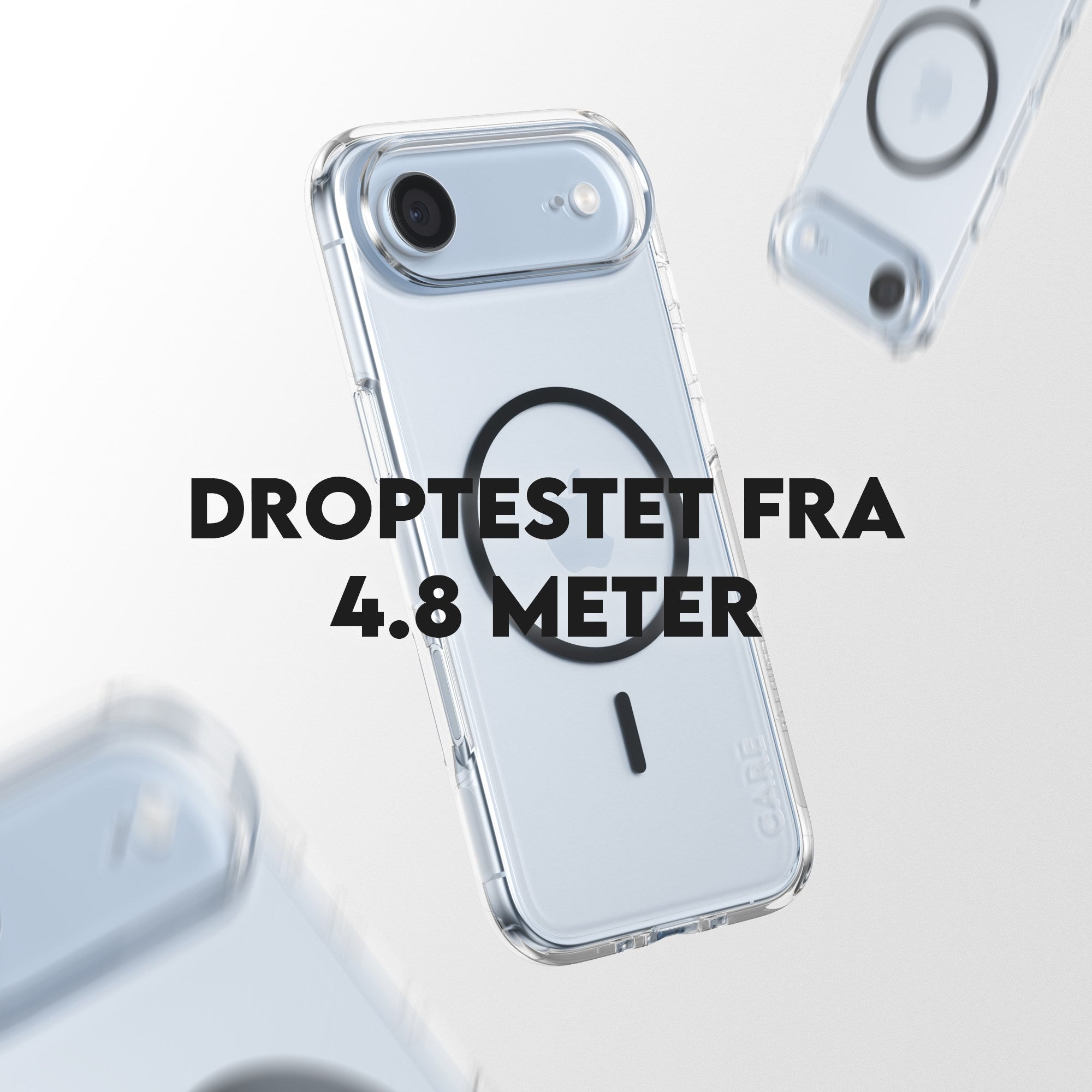CARE™ by PanzerGlass® Urban Explorer Case Transparent m. Sort MagSafe iPhone Air